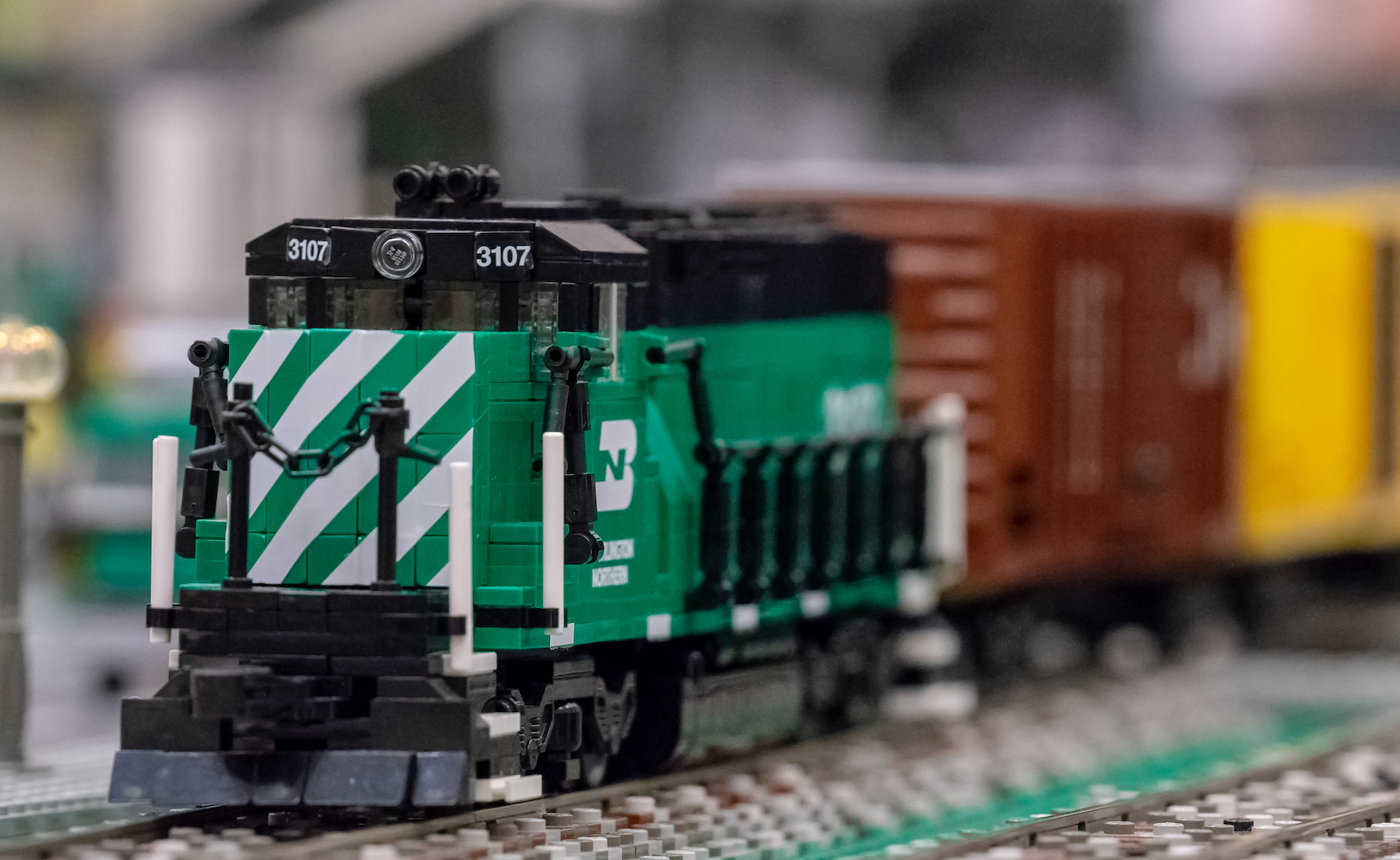 Image of a LEGO train